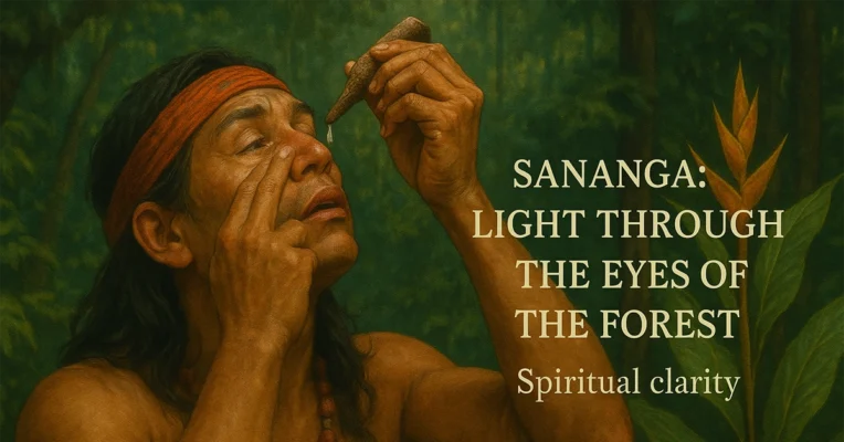 Sananga eyes Sananga: Light Through the Eyes of the Forest
