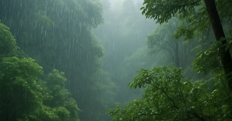 floresta chovendo The Rain as Blessing: The Baptism of the Forest