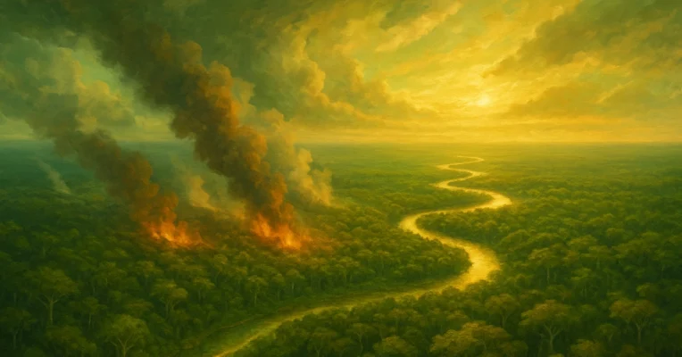 Amazon on the edge rainforest environmental crisis