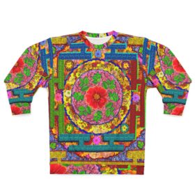 12020111759163497130 2048 Sacred Floral Mandala — Unisex Sweatshirt