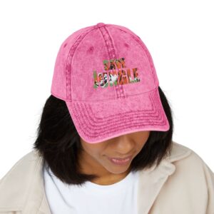 Save the Jungle — Vintage Denim Dad Hat - Image 19