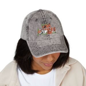 Save the Jungle — Vintage Denim Dad Hat - Image 11