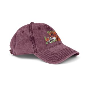 Save the Jungle — Vintage Denim Dad Hat - Image 22