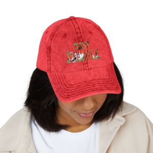Save the Jungle — Vintage Denim Dad Hat - Image 6