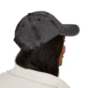 Save the Jungle — Vintage Denim Dad Hat - Image 4
