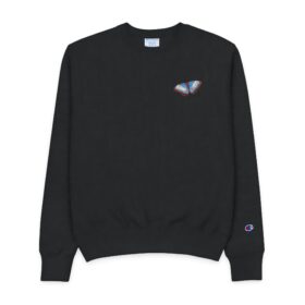 5006621183006121488 2048 Spirit Butterfly — Champion Embroidered Crewneck