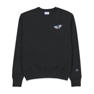 Spirit Butterfly — Champion Embroidered Crewneck