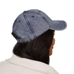 Save the Jungle — Vintage Denim Dad Hat - Image 16