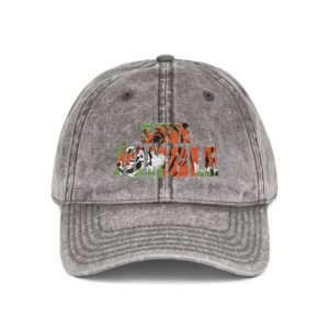 Save the Jungle — Vintage Denim Dad Hat - Image 9