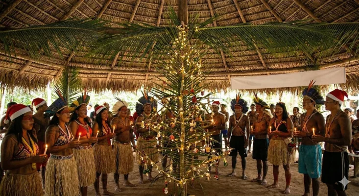 Brazilian Indigenous culture Indigenous Christmas Brazil Amazon Indigenous traditions Indigenous spirituality Brazil Forest wisdom Ancestral traditions Amazon Sustainable living Indigenous Queen of the Forest philosophy Life as Ceremony