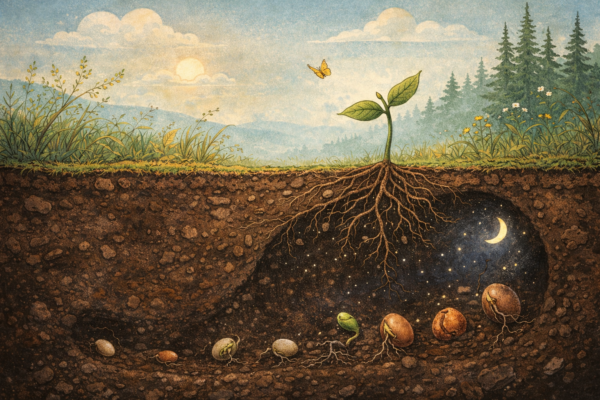 not every seed needs to germinate now growth nature patience