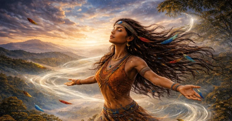 messenger wind forest spiritual meaning