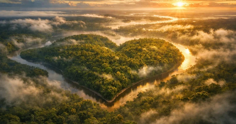 amazon lungs of the earth rainforest aerial