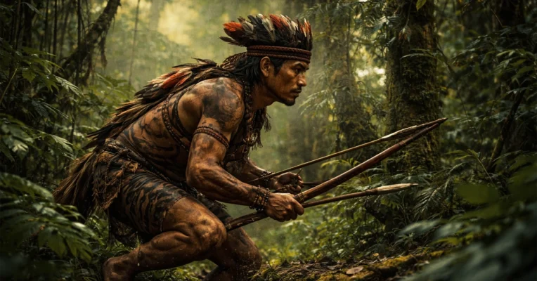 indigenous hunting techniques silent movement forest tracking