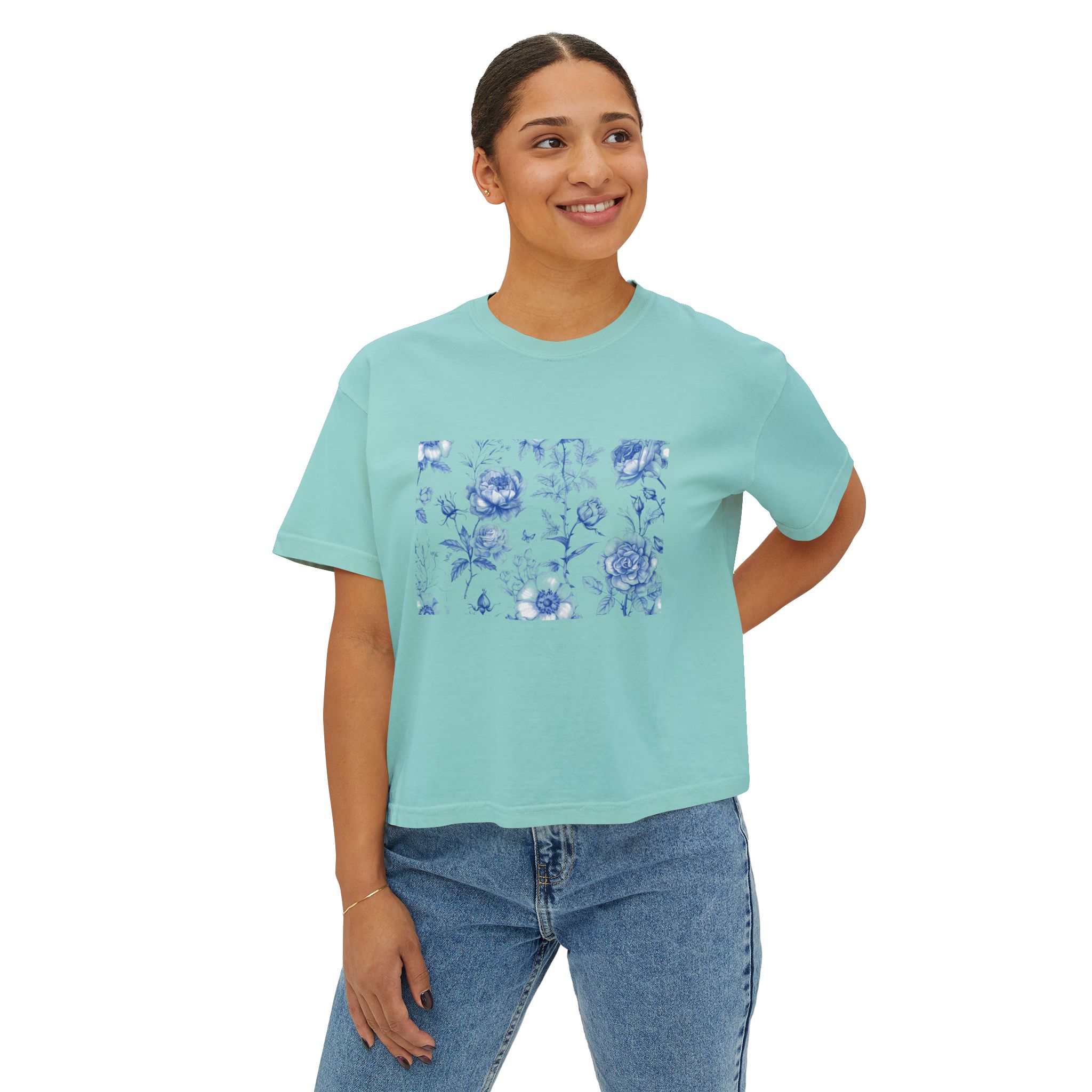 Blue Garden Tee 20 Blue Garden Tee Blue Garden Tee - Image 18