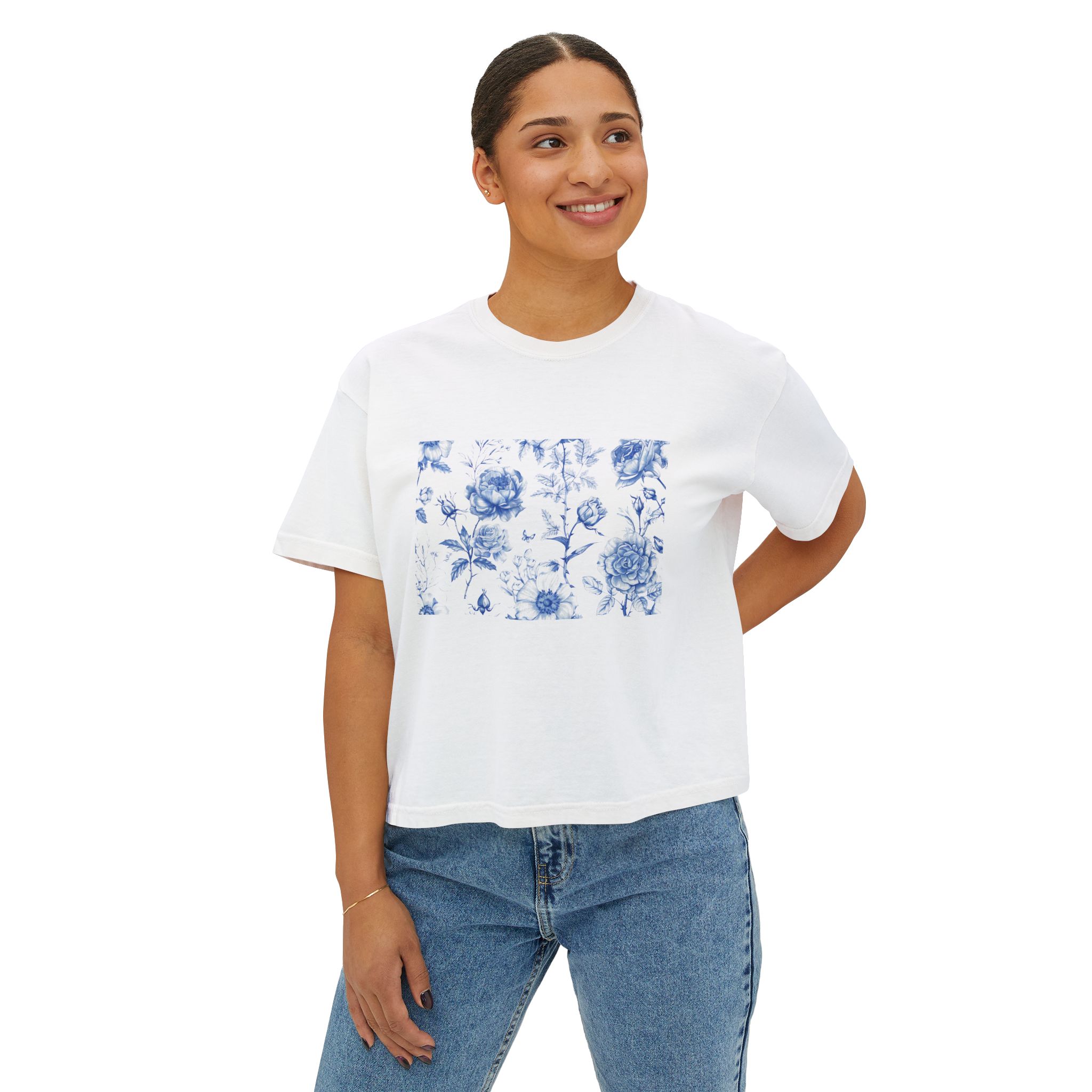 Blue Garden Tee 8 Blue Garden Tee Blue Garden Tee - Image 6