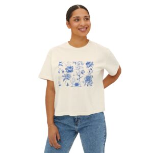 Blue Garden Tee 28 Blue Garden Tee Blue Garden Tee - Image 3