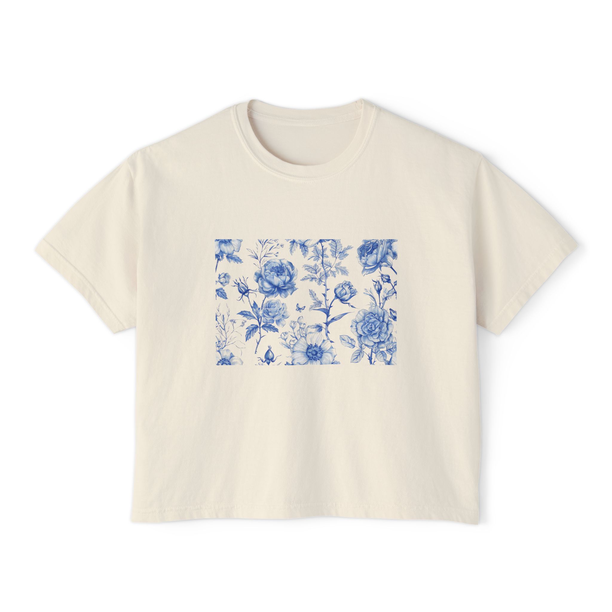 Blue Garden Tee 3 Blue Garden Tee Blue Garden Tee