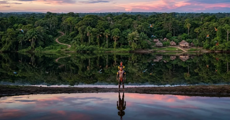 nature as a mirror reflecting emotions and inner state