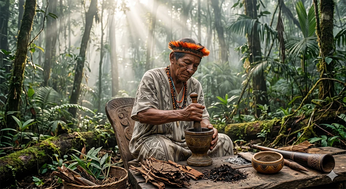 history of rapeh sacred Amazonian snuff in indigenous tradition