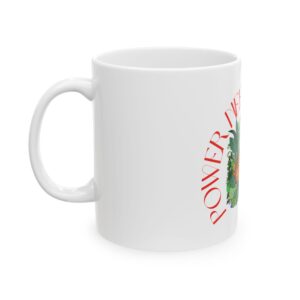 Power Needs No Noise – Jaguar Ceramic Mug - Image 3