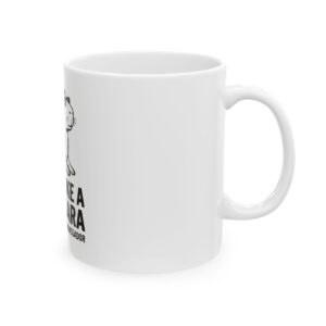 Chill Like a Capybara – The Unbothered Ambassador Ceramic Mug - Image 4