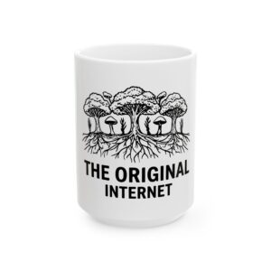 The Original Internet – Forest Network Ceramic Mug - Image 5