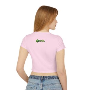 Power Needs No Noise – Organic Women's Baby Tee - Image 16