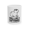2583883131623140453 2048 Chill Like a Capybara – The Unbothered Ambassador Ceramic Mug