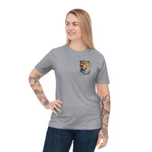 Relax Like a Jaguar – Organic Unisex T-Shirt - Image 23