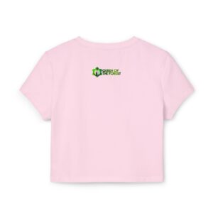 Power Needs No Noise – Organic Women's Baby Tee - Image 14