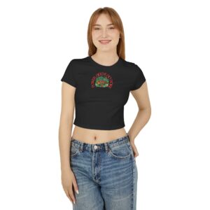 Power Needs No Noise – Organic Women's Baby Tee - Image 7