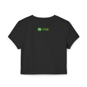Power Needs No Noise – Organic Women's Baby Tee - Image 6