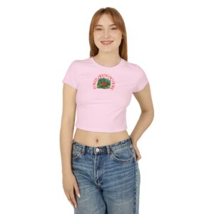Power Needs No Noise – Organic Women's Baby Tee - Image 15