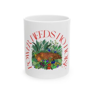 Power Needs No Noise – Jaguar Ceramic Mug