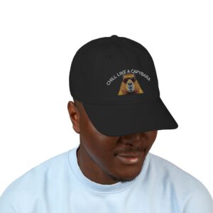 Chill Like a Capybara Embroidered Dad Hat - Image 3