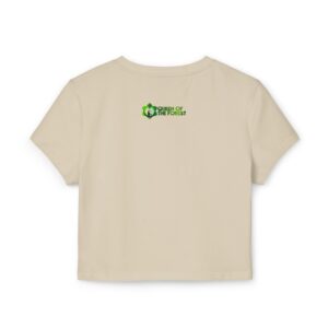 Power Needs No Noise – Organic Women's Baby Tee - Image 10