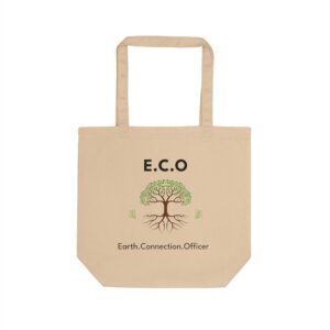 E.C.O. – Earth Connection Officer Organic Tote Bag - Image 3