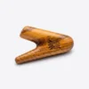 Handcrafted Muiracatiara Wooden Kuripe with engraved sacred symbol for rapé self-application