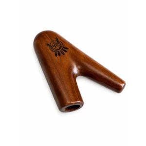 Imbuia Wisdom Kuripe – Handcrafted Sacred Hardwood Rapé Applicator 5 Imbuia Wisdom Kuripe – Handcrafted Sacred Hardwood Rapé Applicator Handcrafted Imbuia Kuripe hardwood rapé self applicator with sacred engraved symbol