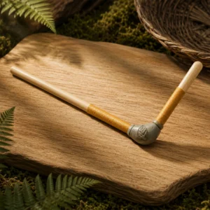 Forest Spirit Tepi – Handmade Sacred Rapé Applicator - Image 4