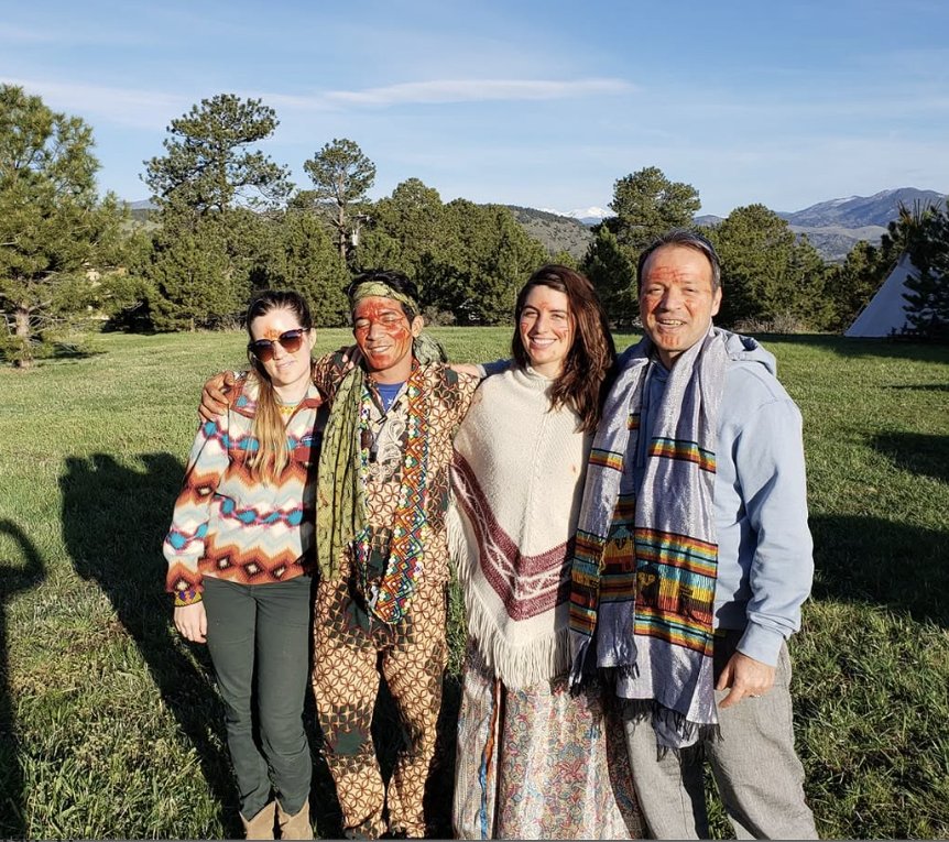 Marcio Purusha — Founder Of Queen Of The Forest 3 Marcio Purusha — Founder Of Queen Of The Forest Marcio Purusha at ceremony grounds in the mountains with tipi