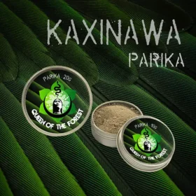 Pariká Kaxinawá Rapé in two Queen of the Forest tins