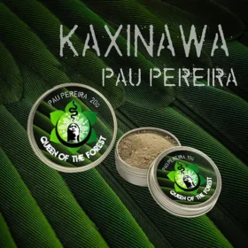 Pau Pereira Kaxinawá Rapé in two Queen of the Forest tins