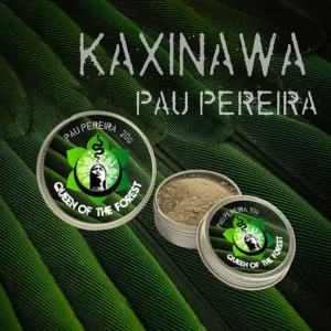 Pau Pereira Kaxinawá Rapé in two Queen of the Forest tins
